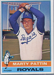 1976 Topps Baseball Cards      492     Marty Pattin
